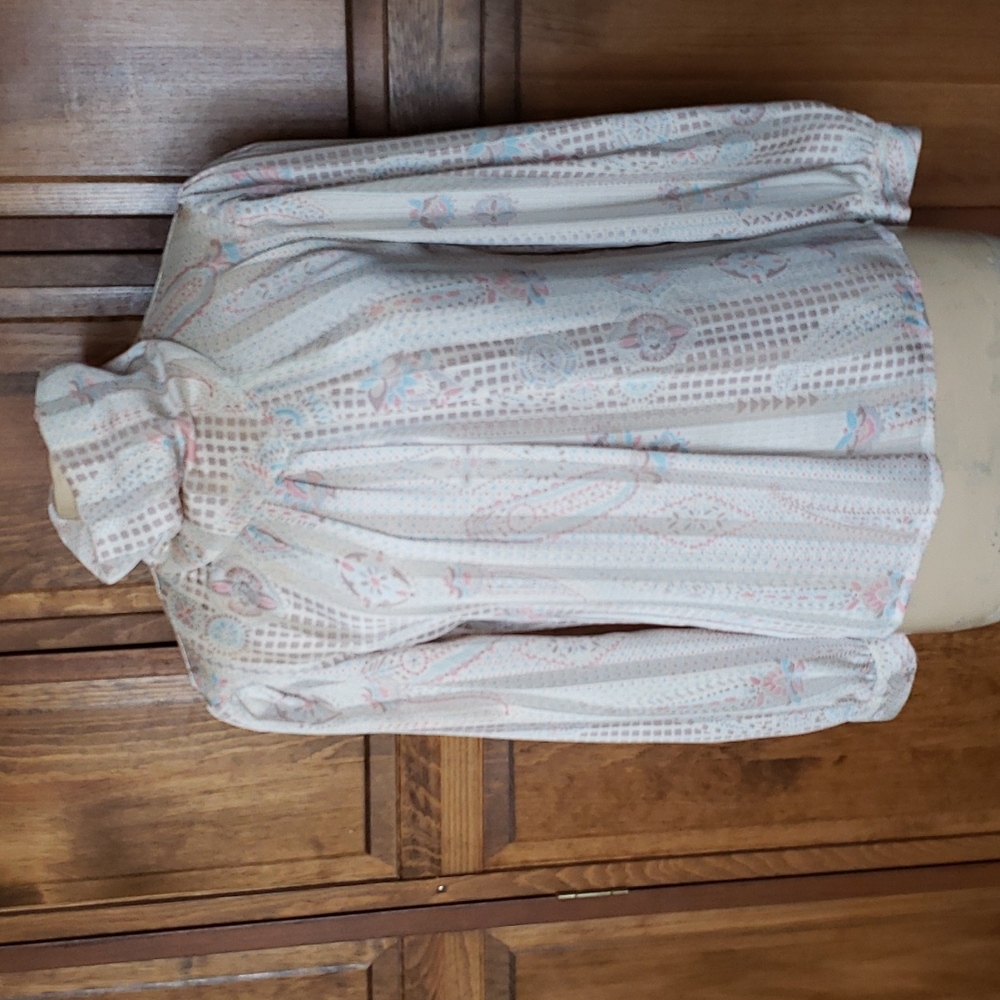 Michelle Stuart Vintage Blouse. Sz 8
